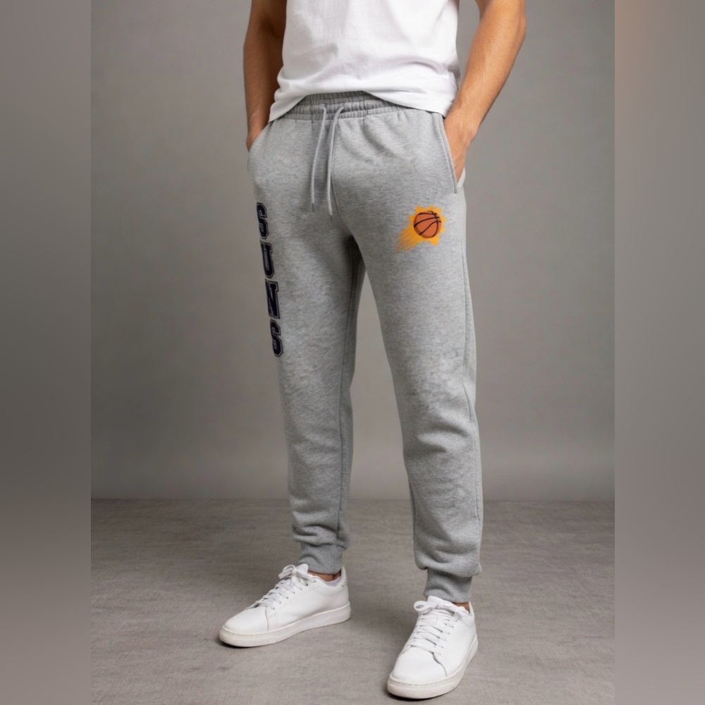 UNK NBA  Phoenix Suns Men's Jogger Pants Sweatpants Gray Medium W28
